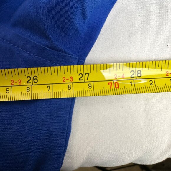 J. Ferrar Mens Slim Fit Stretch Blue Long Sleeve Button-Up Shirt XXL - Picture 9 of 10